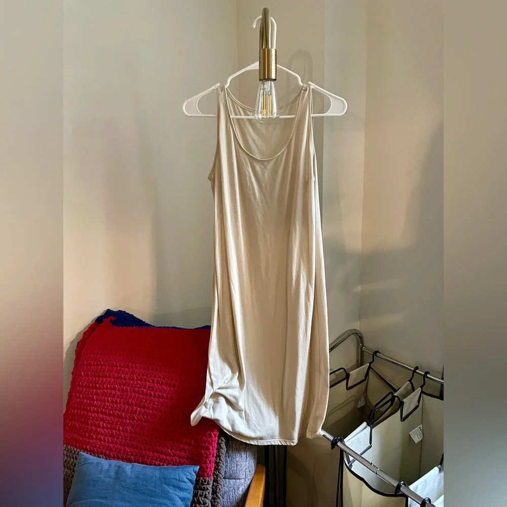 Uniqlo Cream Lace Knit Short Sleeve Dress, size large - Picture 5 of 12